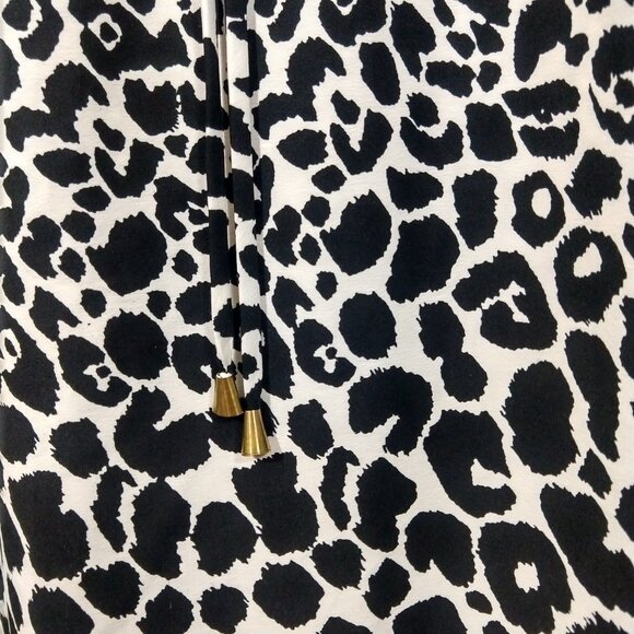 Speed Control New York Women's Animal Print Dress Drawstring black White Size 1X - Picture 3 of 10